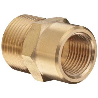 Dixon AL456 Brass Fitting, Fixed Quick Coupling Plug, 3/8" NPT Female x 22mm x 1.5mm Male Industrial Hose Fittings