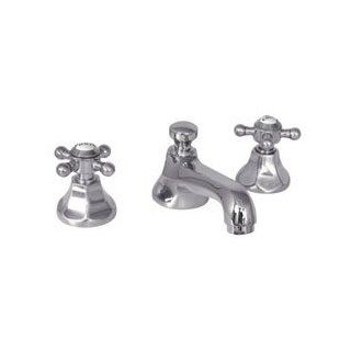 Watermark Designs 312 2 X Satin Copper Bathroom Faucets 8" Widespread Lav Faucet With Cross Handle   Bathroom Sink Faucets  