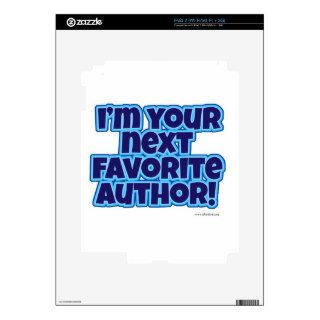 Your Next Favorite Author iPad 2 Decal