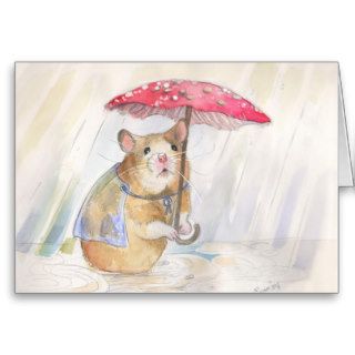 Rainy Day  Go Away   by Christina Siravo Cards