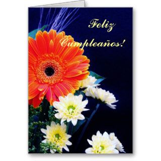 Spanish Birthday/Feliz cumpleanos Greeting Card