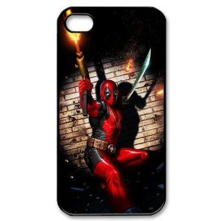 Custom Deadpool Cover Case for iPhone 4 4s LS4 1609 Cell Phones & Accessories