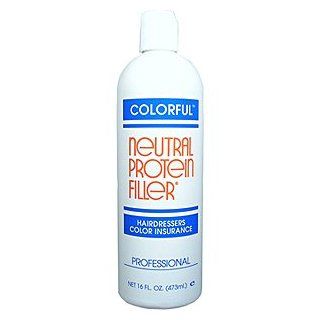 COLORFUL Neutral Protein Filler Hairdressers Color Insurance 16 oz/473 ml  Hair Color Refreshers  Beauty