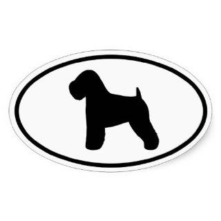 Soft Coated Wheaten Terrier Silhouette Stickers Toys & Games