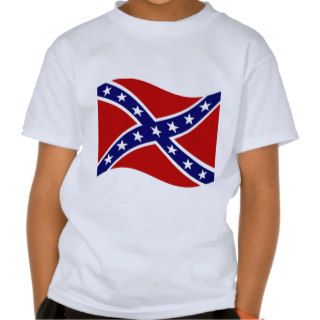 Waving Confederate Flag Tshirts