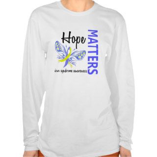 Hope Matters Butterfly Down Syndrome T shirt