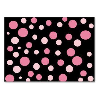 Artistic Abstract Retro Dots Spots Pink Blue Business Card Templates
