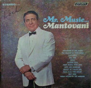 Mantovani & his Orchestra Mr. Music Original London Records FFRR Stereo release PS 474 Imported from England (1966) Music