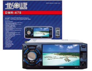 Absolute USA DMR 475 4.8 Inch DVD//CD Multimedia Player Widescreen Receiver with USB, SD Card and Detachable Front Panel  Vehicle Dvd Players 