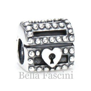 Moress Treasure Chest Solid 925 Sterling Silver European Charm Bead  Compatible Brand Bracelets  Authentic Pandora, Chamilia, Moress, Troll, Ohm, Zable, Biagi, Kay's Charmed Memories, Kohl's, Persona & more Moress Jewelry