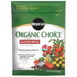 Miracle Gro Organic Choice 3 lb. Blood Meal Plant Fertilizer 100962