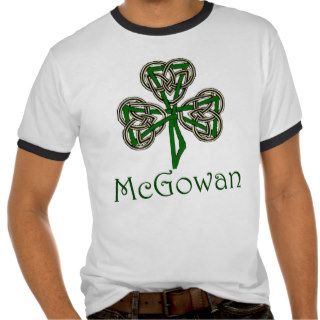 McGowan Shamrock T Shirts