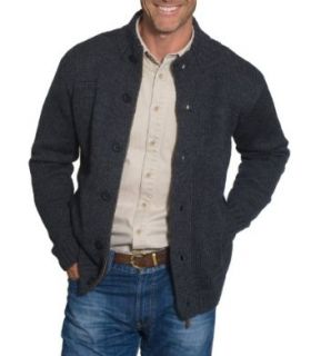 Wool Overs Men's British Wool Zip and Button Cardigan at  Mens Clothing store Cardigan Sweaters