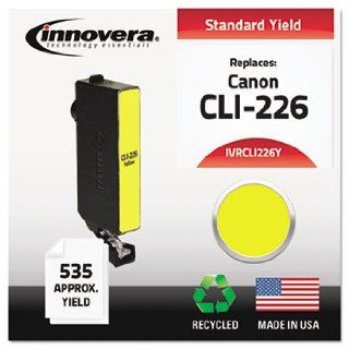 Compatible Remanufactured 4549B001 (CLI 226Y) Ink, 475 Page Yield, Yellow Electronics