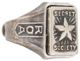 ORPHAN ANNIE SILVER STAR TRIPLE MYSTERY SECRET COMPARTMENT RARE RING. Entertainment Collectibles