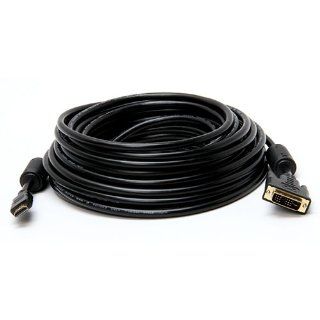 Cmple   CL 2 Class 50 ft High Definition M/M HDMI to DVI Cable w/Ferrites Electronics