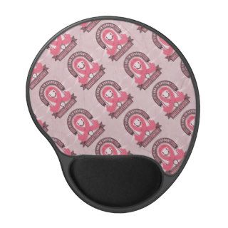 Breast Cancer   Retro Charity Ribbon   Mousepad Gel Mousepads