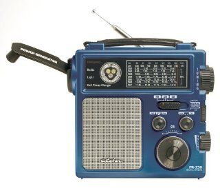 Eton FR250 Emergency Crank Radio Metallic Blue (Discontinued by Manufacturer) Electronics