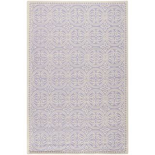 Safavieh Handmade Moroccan Cambridge Lavender Wool Rug Safavieh 7x9   10x14 Rugs