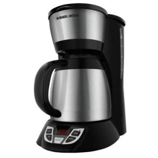BLACK & DECKER 8 Cup Thermal Programmable Coffee Maker DISCONTINUED CM1609