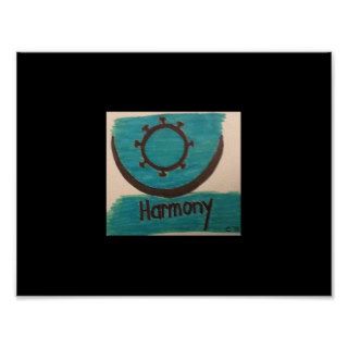 Harmony symbol print