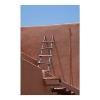 Adobe Ladder Print