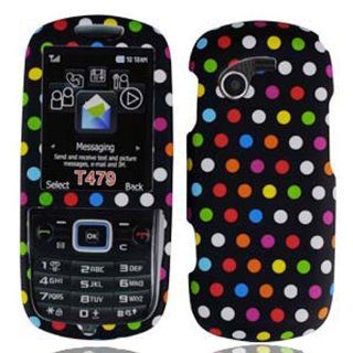 For ATT Samsung Gravity 3 T479 Accessory   RAINBOW DOTS Hard Case Protector Cover Cell Phones & Accessories