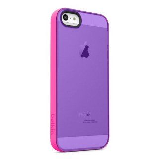 Belkin Grip Candy Sheer Case / Cover for iPhone 5 and 5S (Purple / Pink) Cell Phones & Accessories