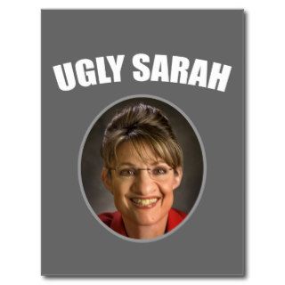 Ugly Sarah Postcard