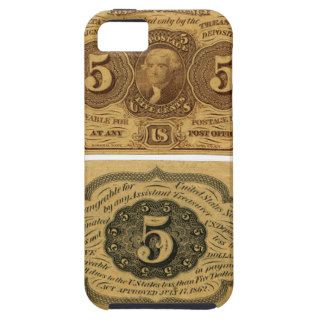Jefferson Five Cent US Postal Currency First Issue iPhone 5 Covers