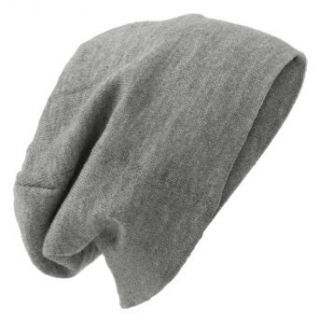 District Comfortable Slouch Beanie, Light Grey Heather, One Size at  Mens Clothing store