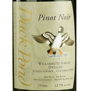 Duck Pond Pinot Noir 2010 750ML Wine