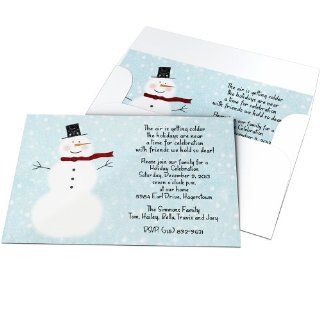 Snowman Christmas Party Invitations   Set of 20 Health & Personal Care