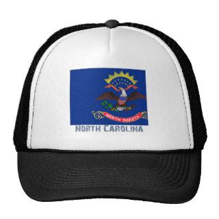 North Carolina Flag Map Trucker Hat