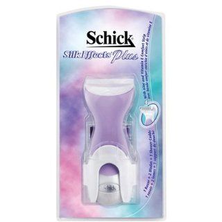 Schick Silk Effects Plus Razor with 2 Refill Blades 1 ea(Colors and styles may vary) Health & Personal Care