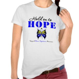 Down Syndrome Hold On To Hope T Shirts