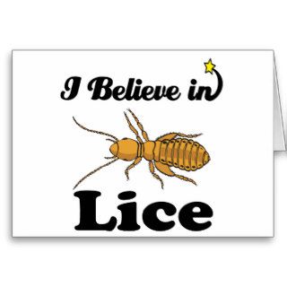 i believe in lice cards