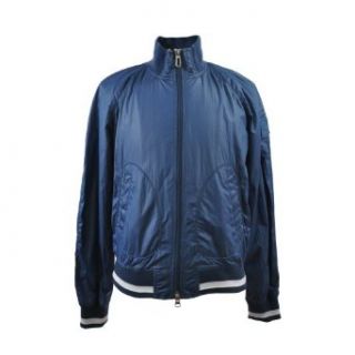 Armani Jeans Men's Full Zip Windbreaker Jacket US L / EU 52 Blue at  Mens Clothing store