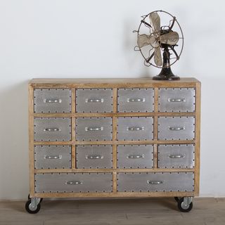 Amritsar Reclaimed Wood 14 drawer Dresser (India) Dressers