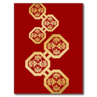 Emblem Gold Post card