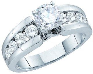 1.75CTW DIAMOND BRIDAL RING Fine Rings Jewelry