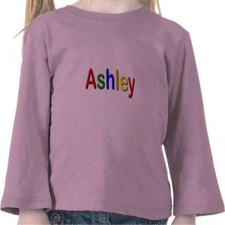 Ashley Alphabet Name Toddler Long Sleeve T shirt