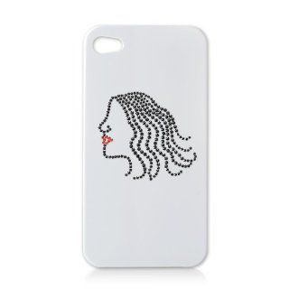 Fashion Girl Swarovski Crystal iPhone 4 and 4S Case Cell Phones & Accessories