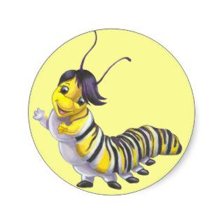 Sally the Caterpillar Stickers