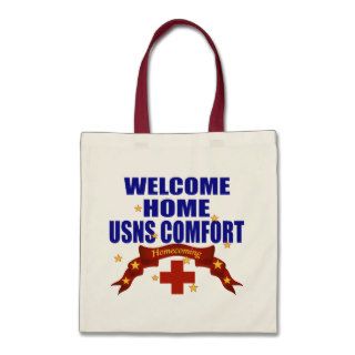 Welcome Home USNS Comfort Tote Bags