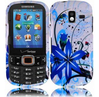 For Samsung Intensity 3 III U485 Hard Design Cover Case Blue Splash Cell Phones & Accessories
