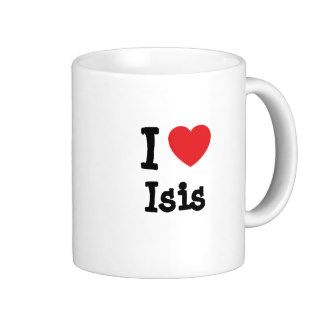 I love Isis heart T Shirt Coffee Mugs