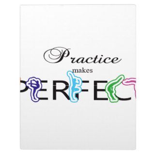 Practice makes Perfect Plaques