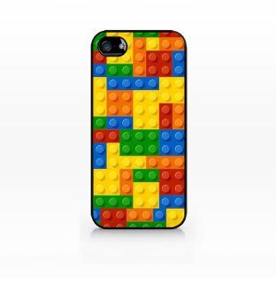 Tetris   Flat Back, iphone 4 case, iphone 4s case, Hard Plastic Black case   GIV IP4 471 BLACK Cell Phones & Accessories
