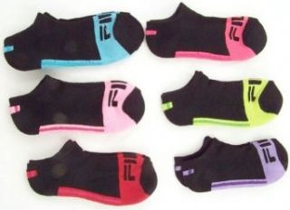 Fila Womens Low cut Socks, Sock Sizes 9 11, Asst colors, 6pk